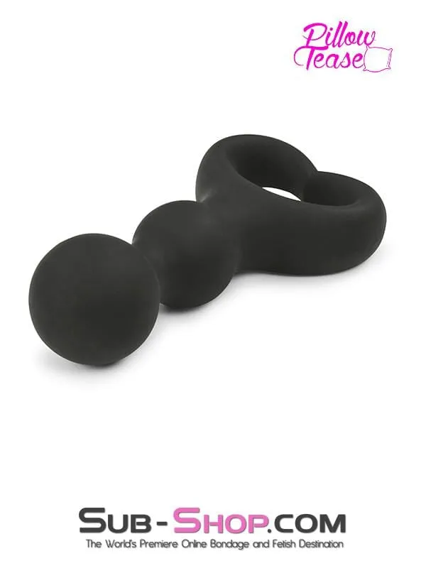 1657M      Heart Pull Ring Silicone Bumpy Anal Massager - MEGA Deal