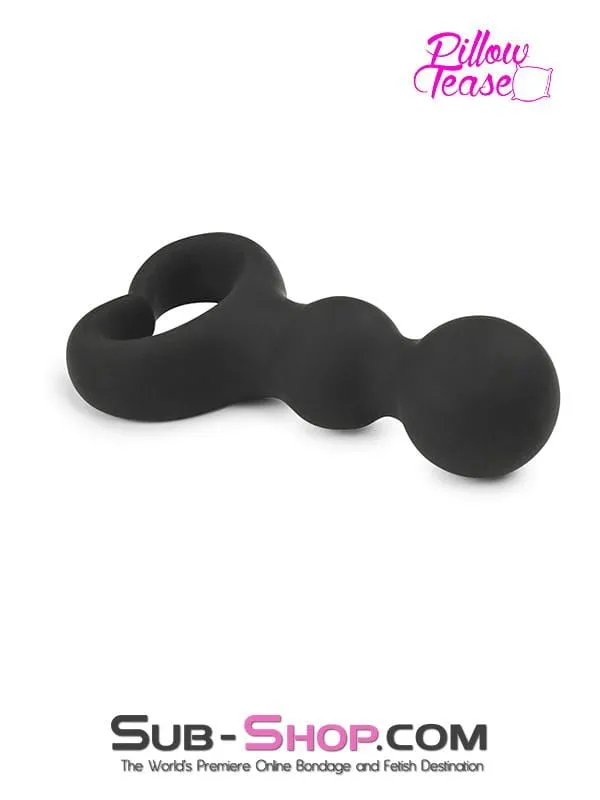 1657M      Heart Pull Ring Silicone Bumpy Anal Massager - MEGA Deal