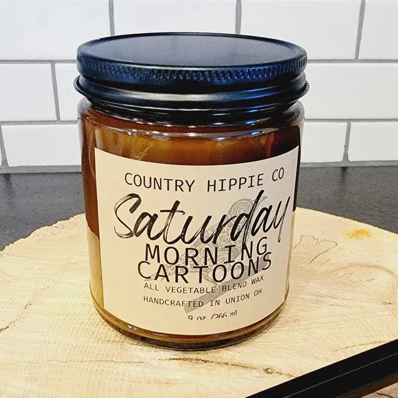 9 oz. SATURDAY MORNING CARTOONS Apothecary-Inspired Candle