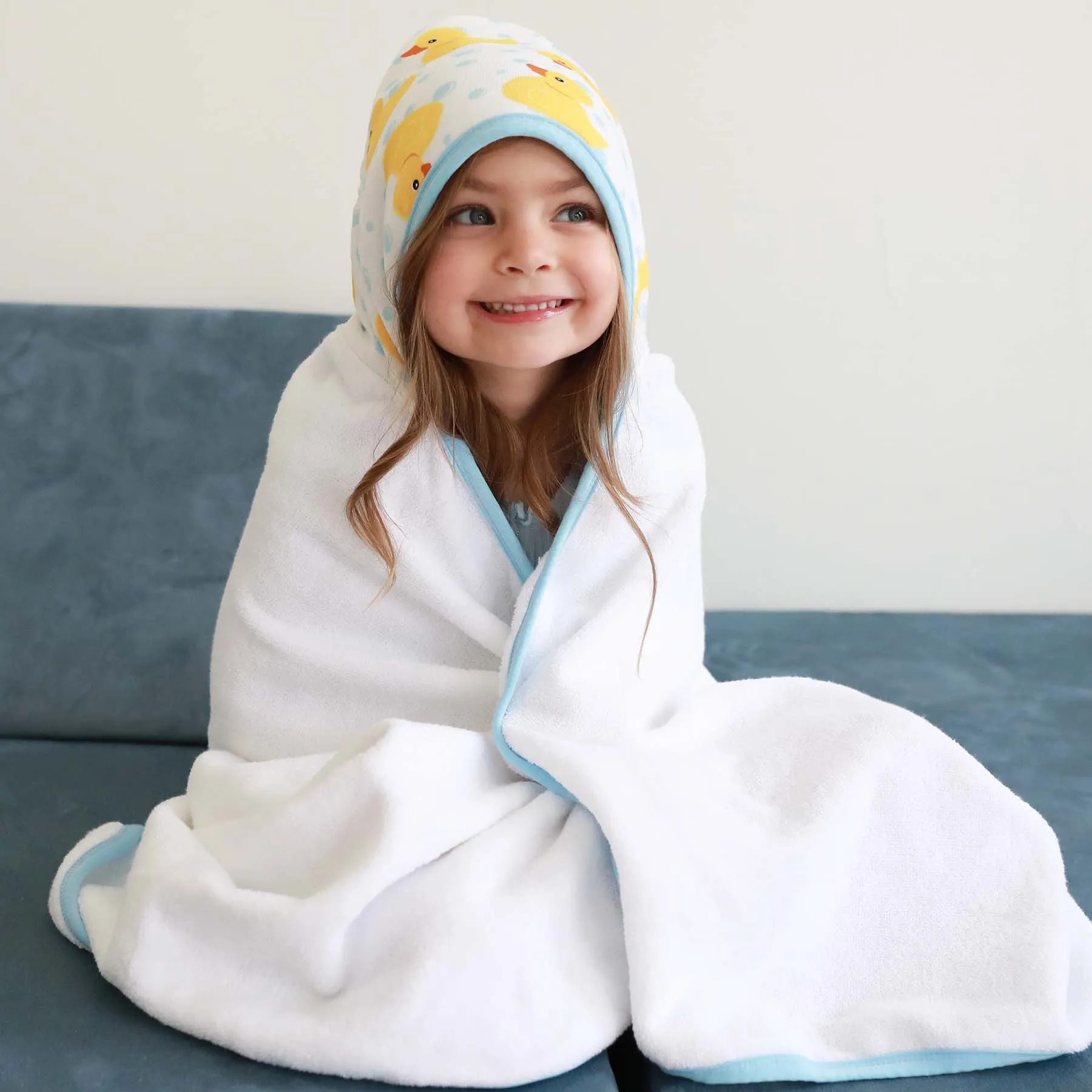 Bamboo Hooded Towel | Rubber Ducks