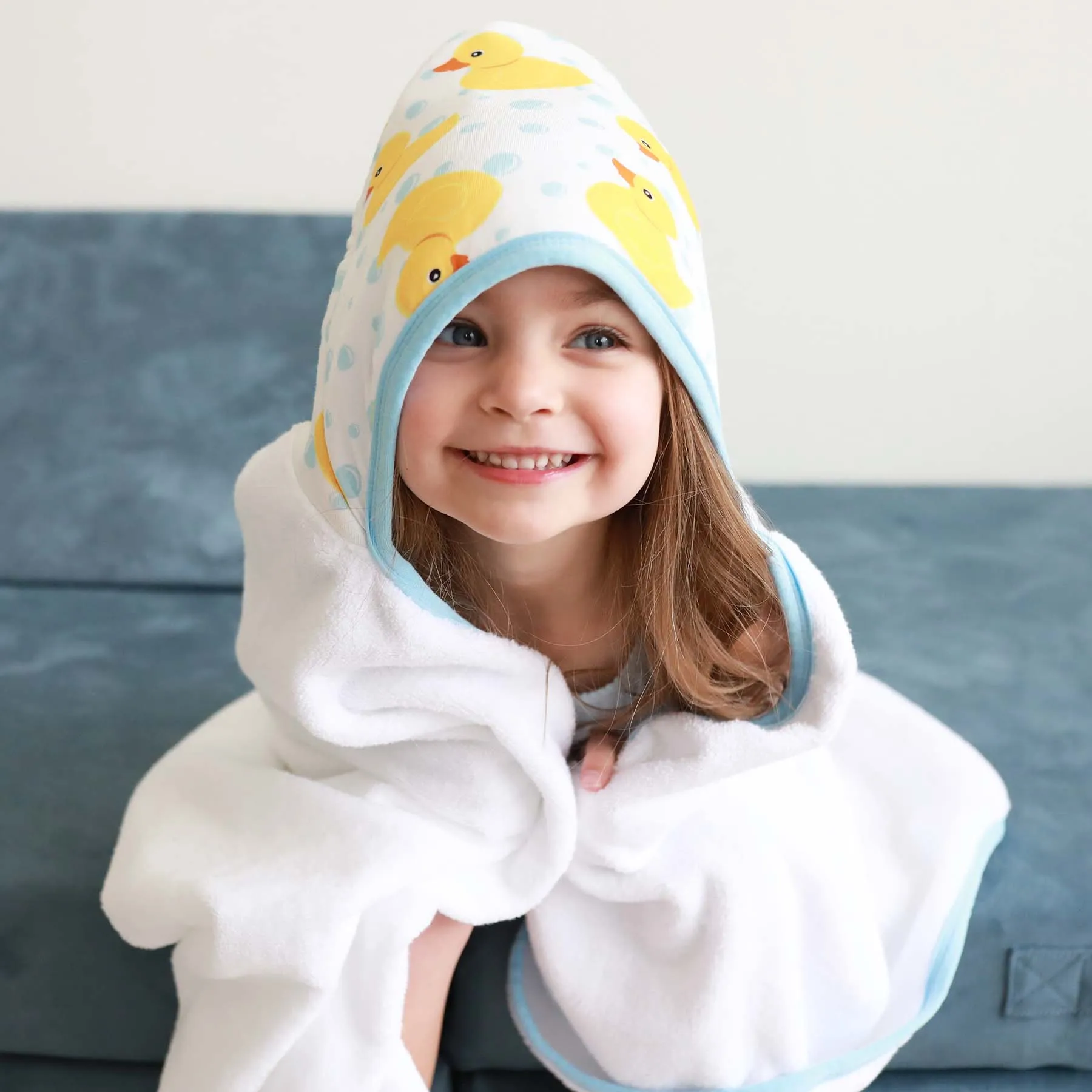 Bamboo Hooded Towel | Rubber Ducks
