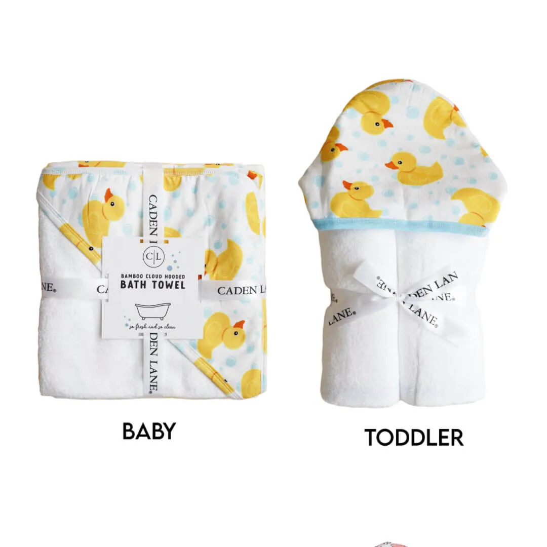 Bamboo Hooded Towel | Rubber Ducks