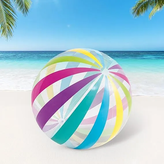 Colorful Stripes Jumbo Beach Ball (42")