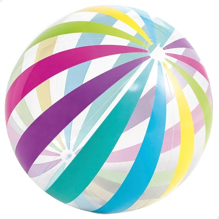 Colorful Stripes Jumbo Beach Ball (42")