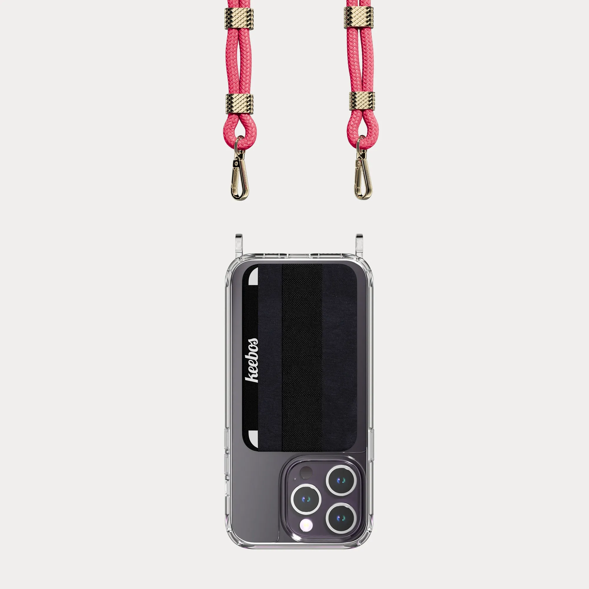 Crossbody Phone Case - Flower (Pink)