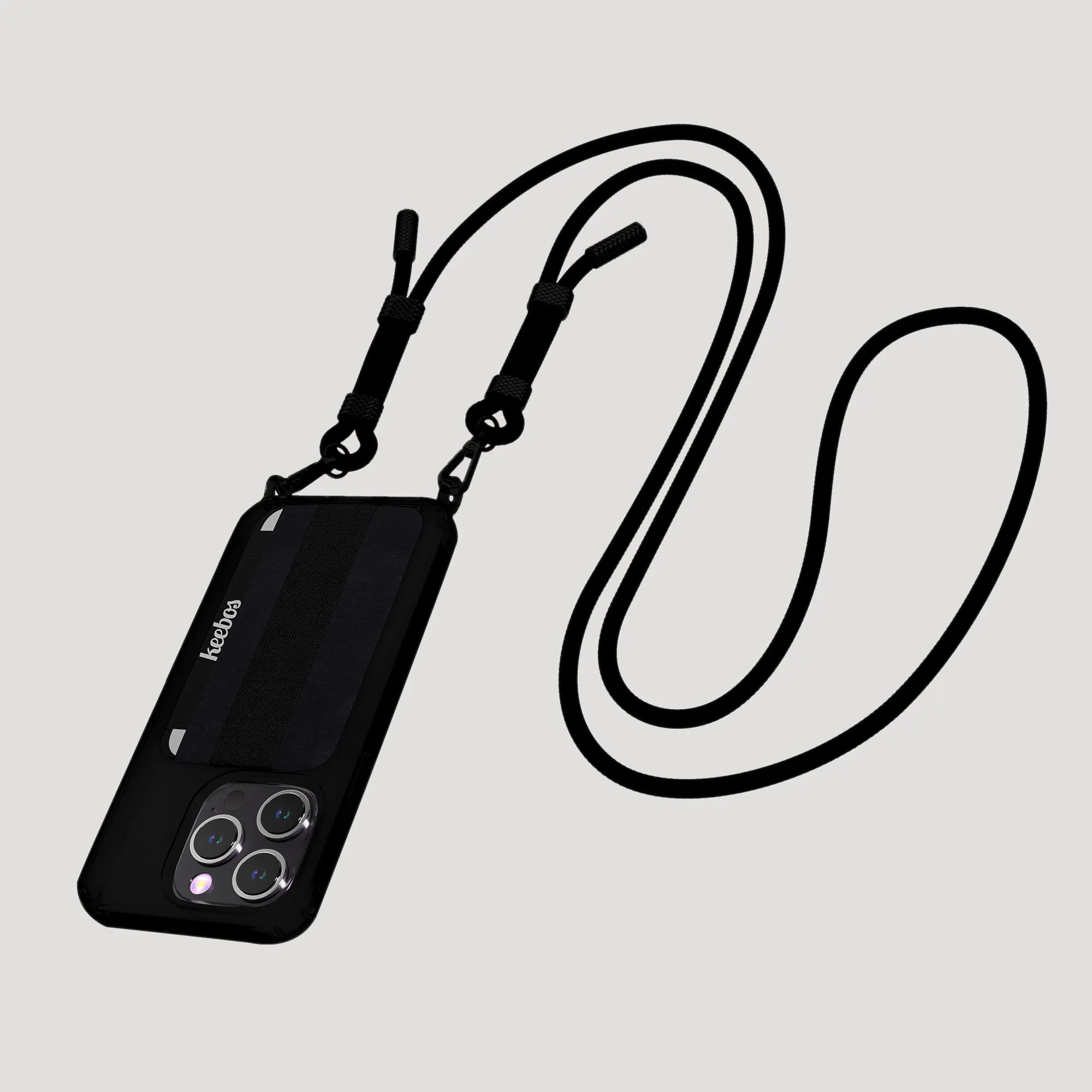 Crossbody Phone Case - Midnight (All Black)