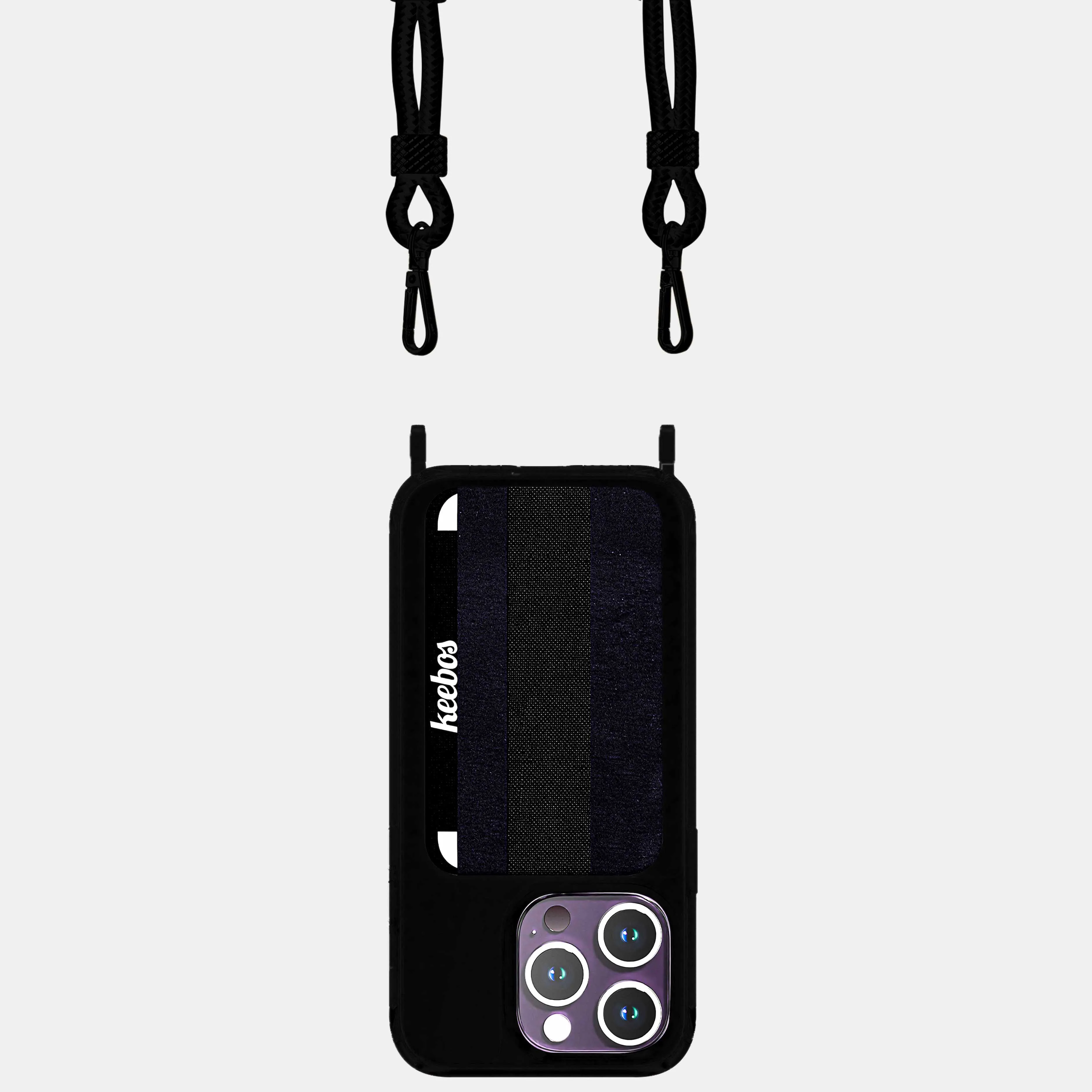 Crossbody Phone Case - Midnight (All Black)