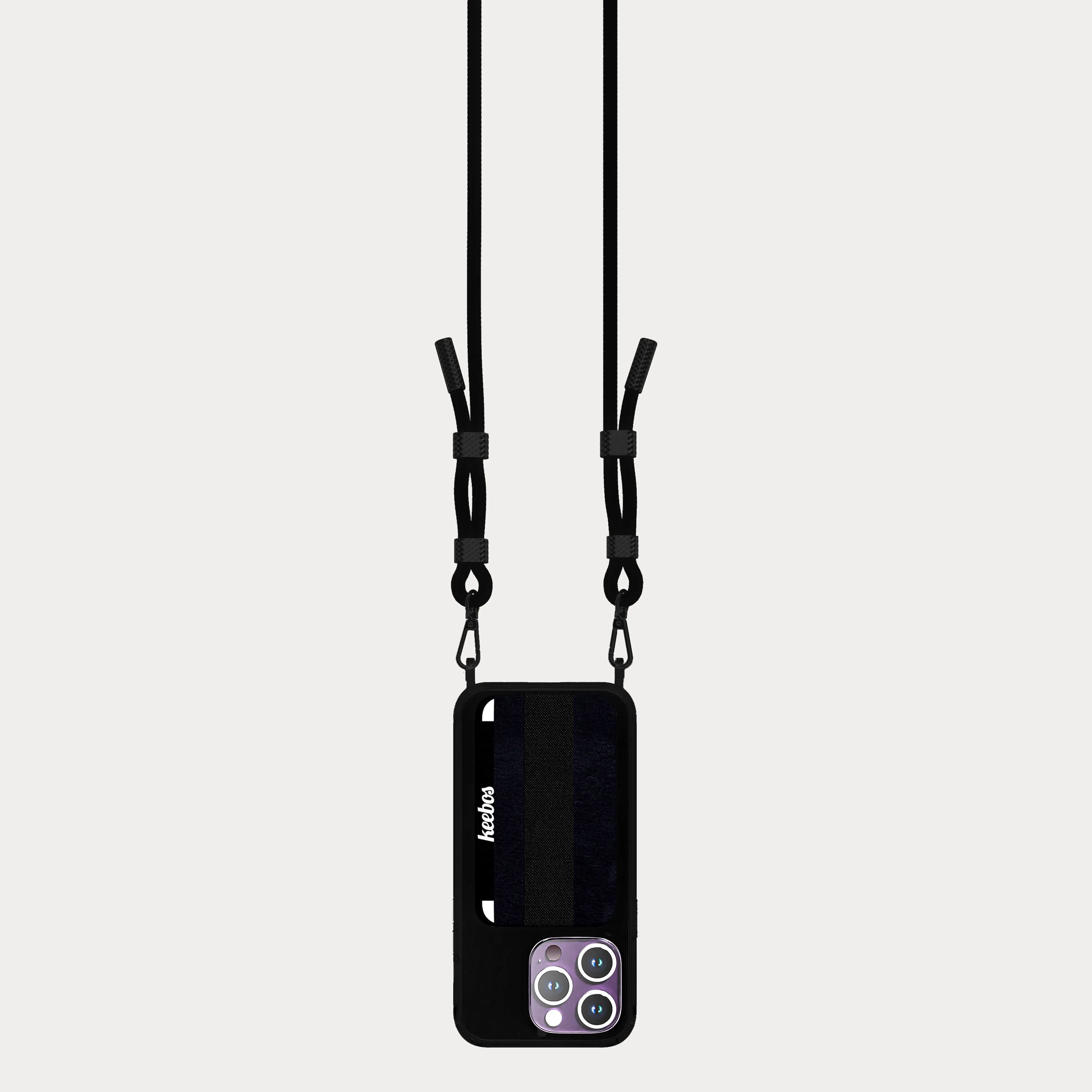 Crossbody Phone Case - Midnight (All Black)