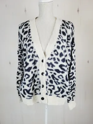 DAZY ANIMAL PRINT SOFT SWEATER LADIES MEDIUM PRE-LOVED