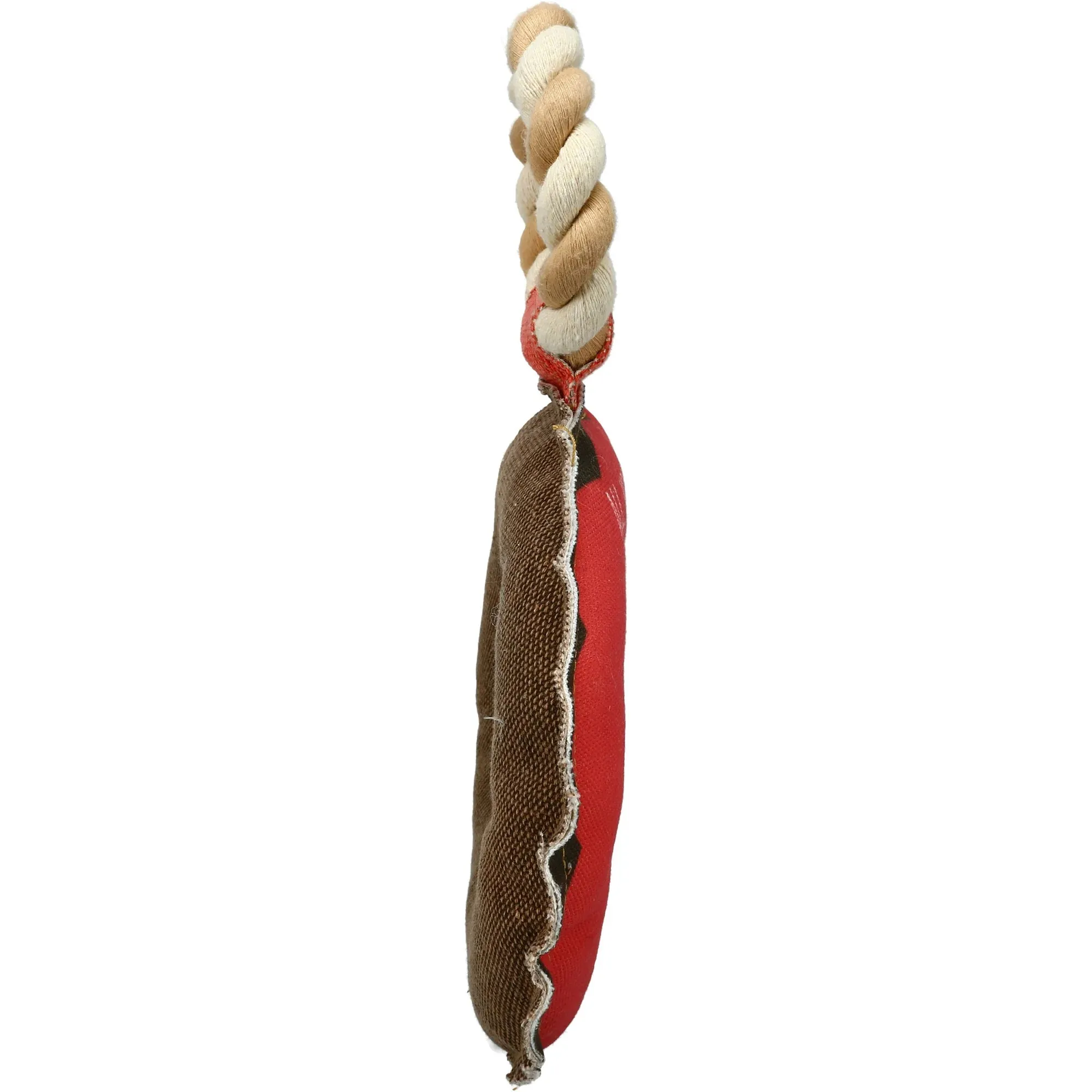 Dog   A Donut - 10.75" Canvas Dog Toy