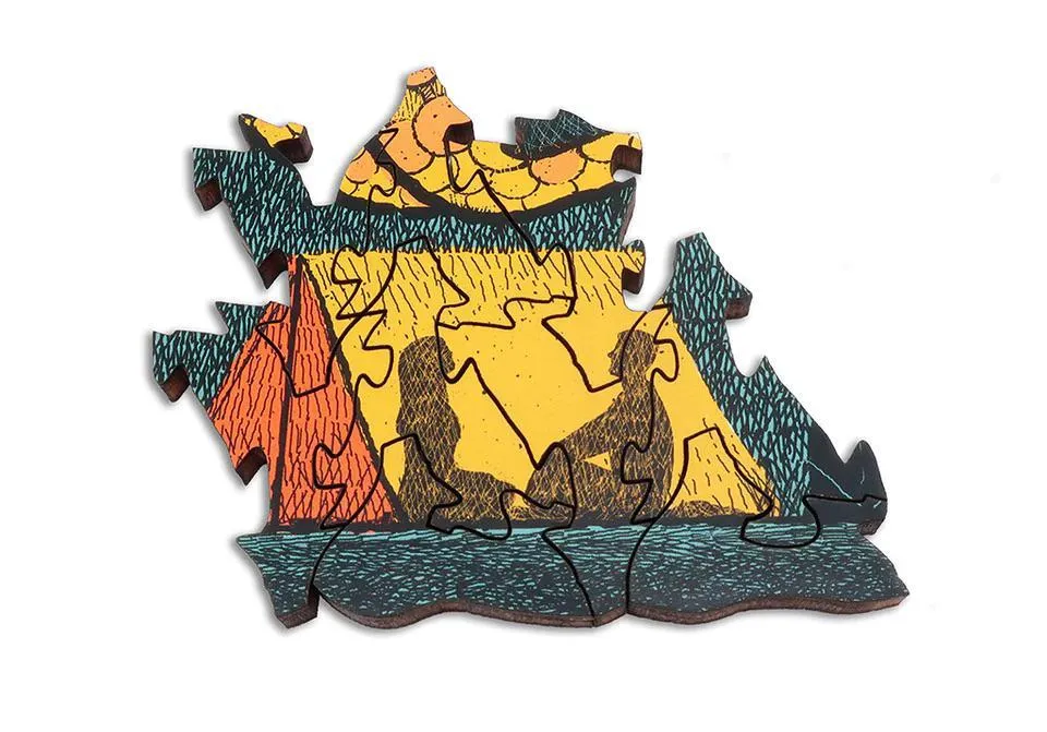 Dragon Moon Wooden Jigsaw Puzzle