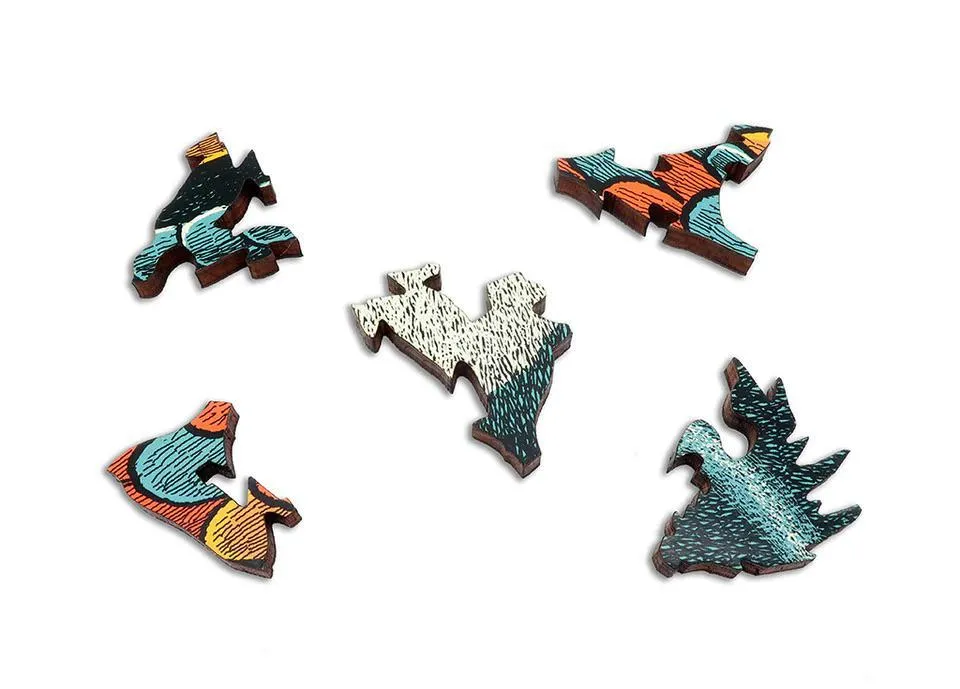Dragon Moon Wooden Jigsaw Puzzle