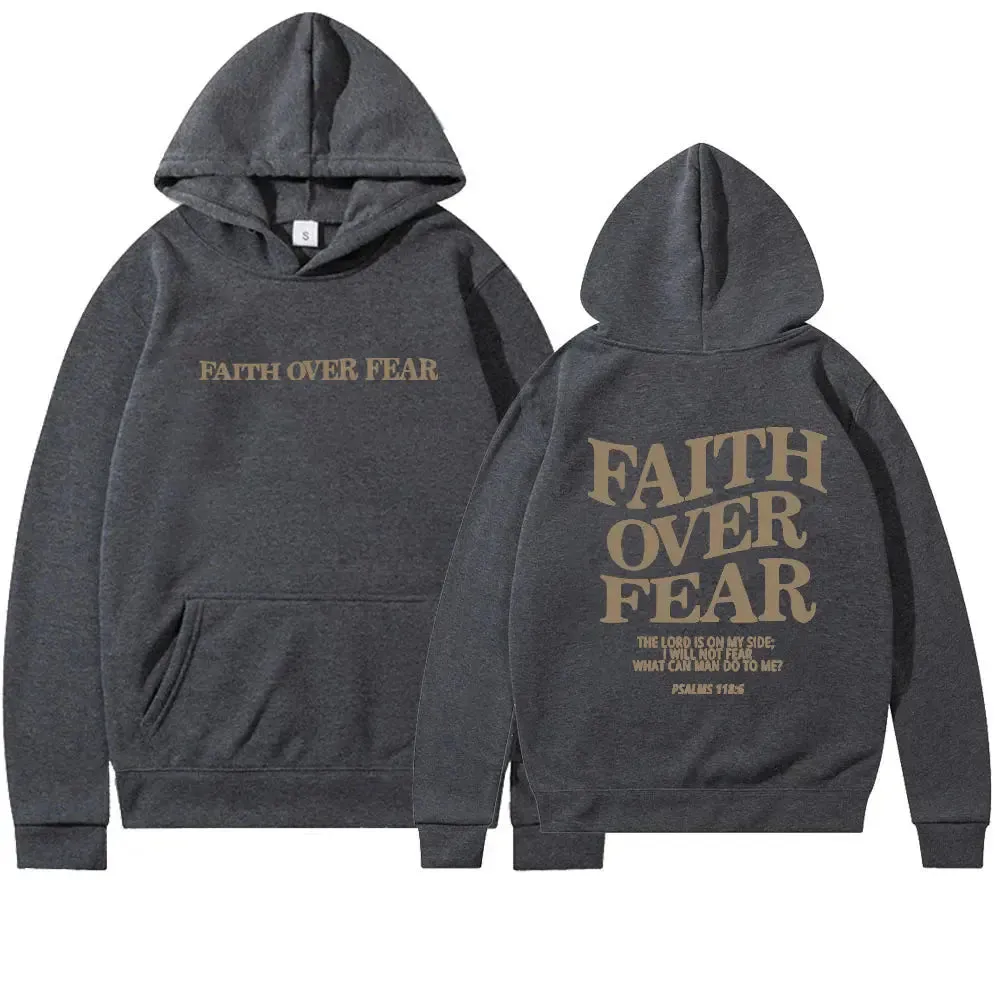 Faith Over Fear Unisex Christian Hoodie
