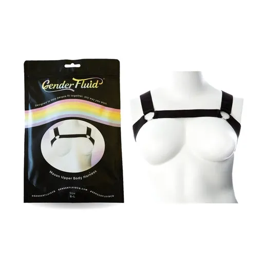 Gender Fluid Mason Harness L-XXL Black