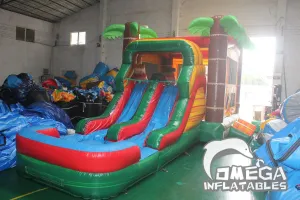 Inflatable Paradise Water Combo Commercial Jumpers Wholesale