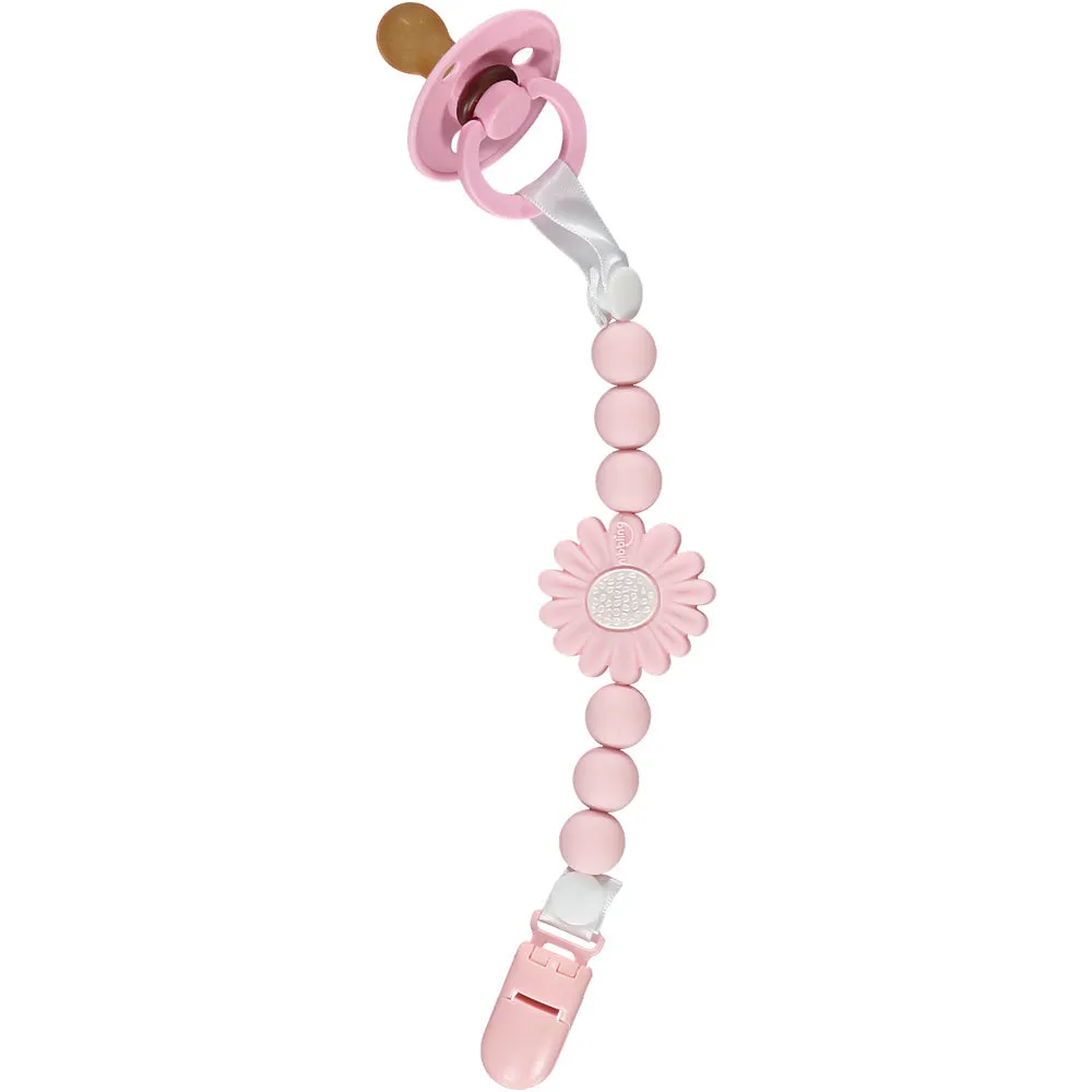 Nibbling Petal Dummy Clip Pink