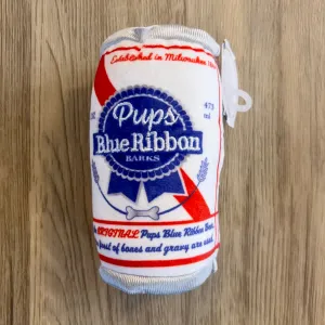 Pups Blue Ribbon Plush Dog Toy