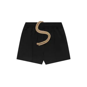 "PAINT SPLAT" LITTLE HUMAN PLEATED SHORTS IN CAVIAR
