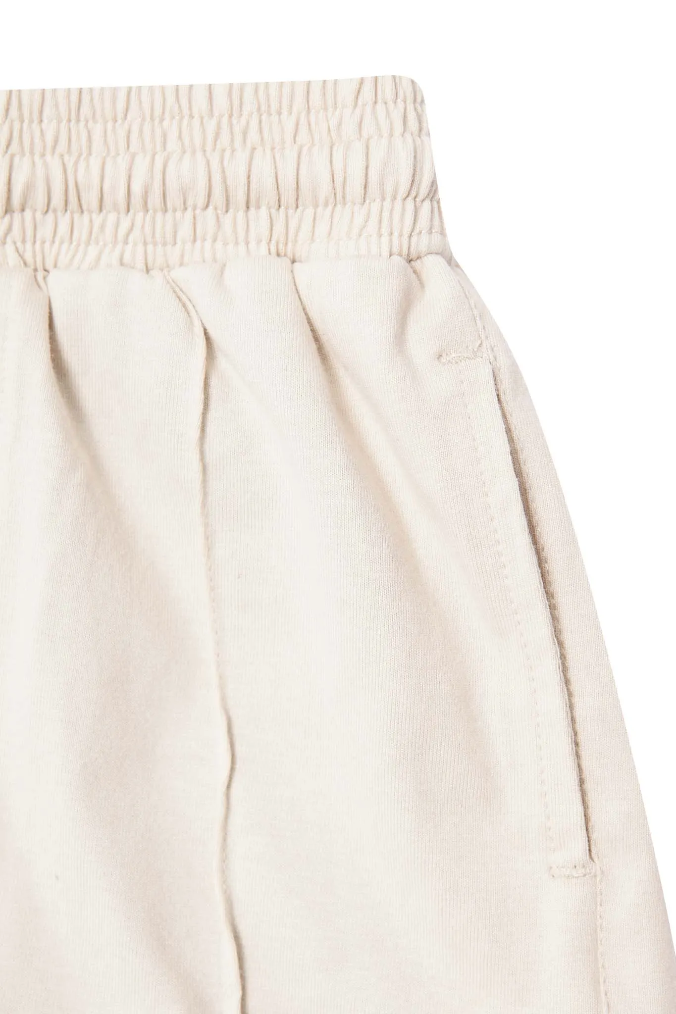 "PAINT SPLAT" LITTLE HUMAN PLEATED SHORTS IN OAT