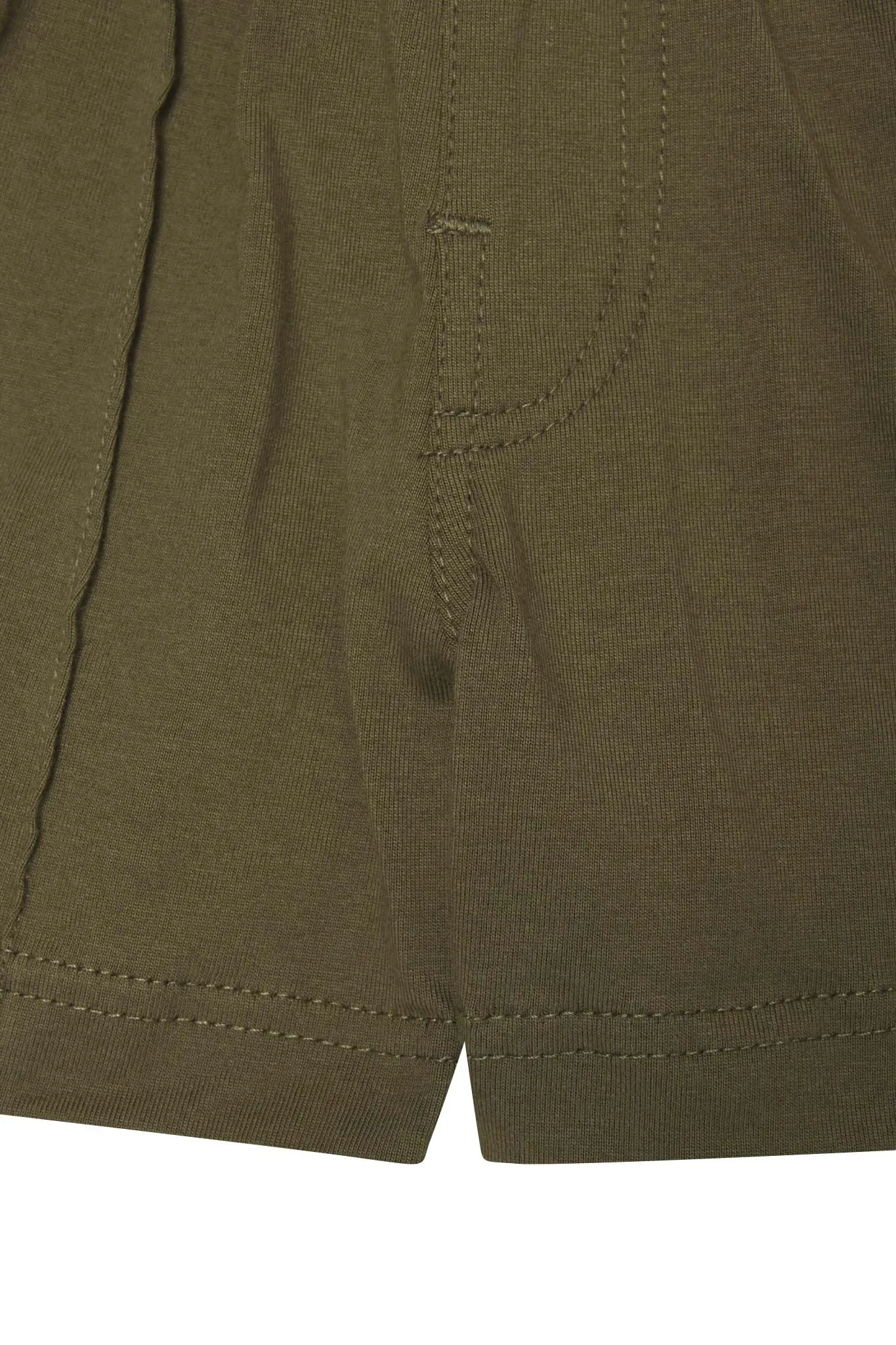 "PAINT SPLAT" LITTLE HUMAN PLEATED SHORTS IN OLIVE