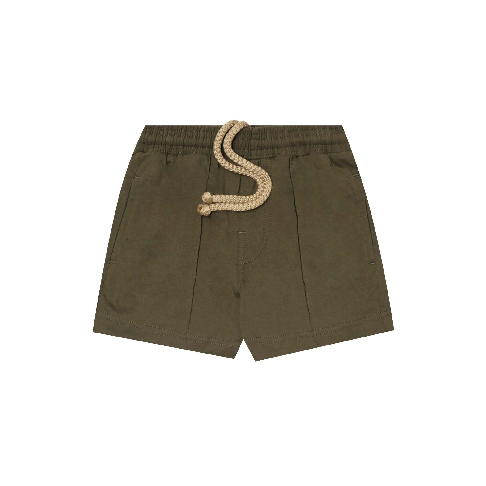 "PAINT SPLAT" LITTLE HUMAN PLEATED SHORTS IN OLIVE