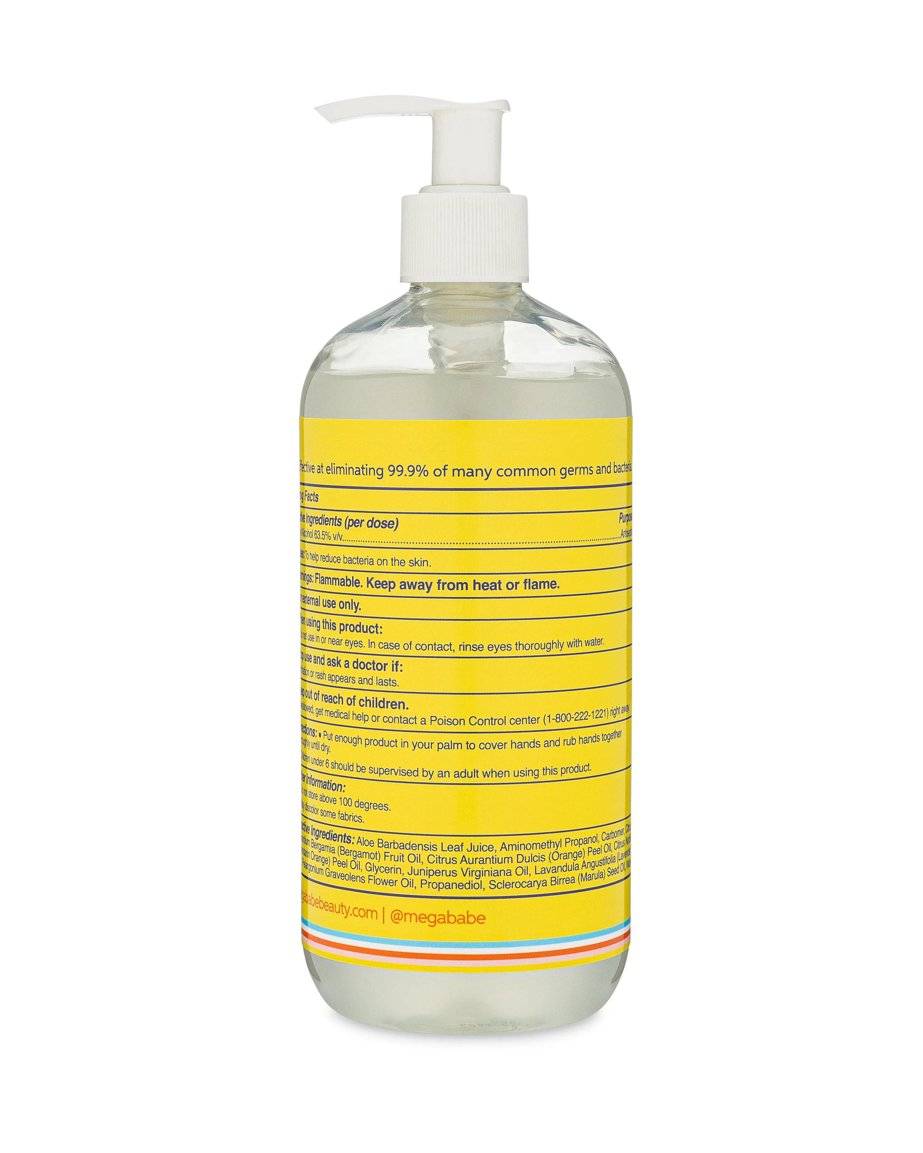 Squeaky Clean Hand Sanitizer Pump