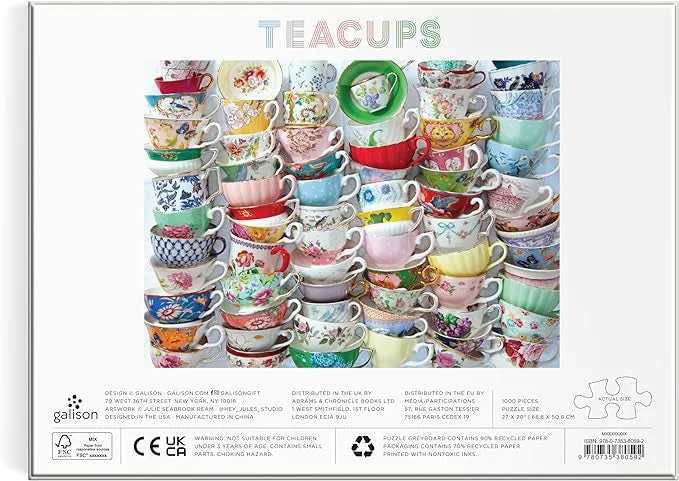 Teacups 1000 pc. Piece Puzzle