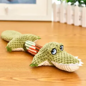 Voice plush chew dog toy